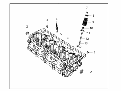 Ram 2500 Cylinder Head - 68280504AB