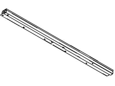 Dodge 5104306AA RAIL Cargo Partition Sliding Door