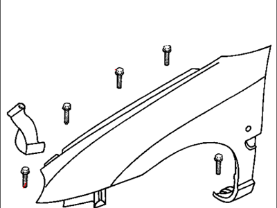 Dodge 5012672AD FENDER Front