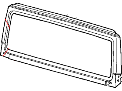 Jeep 4874995AC WINDSHIELD