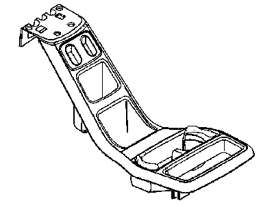 Dodge UE151DVAB PLATE Floor Console Lower Console