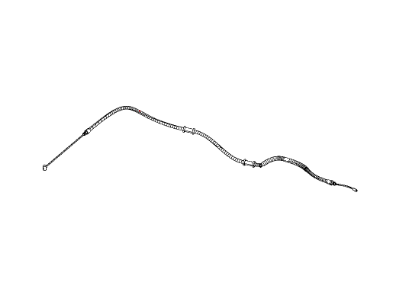 Ram 68169258AA CABLE Parking Brake One each side for Qty. 2