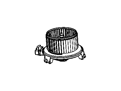 Jeep 68004195AA MOTOR Blower with Wheel