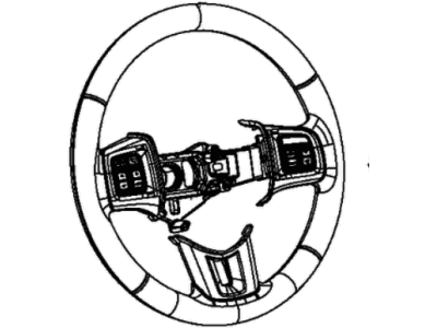 Ram C/V Steering Wheel - 5SD99DX9AA
