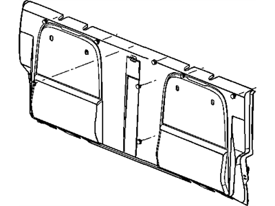Mopar 5JR17XDHAA Seat Back, Slate Gray, Rear