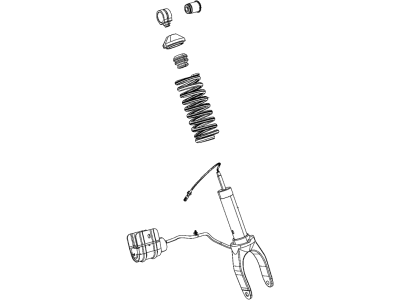 2017 Dodge Viper Shock Absorber - 68252768AC