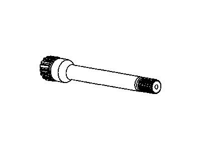 Mopar 52114636AB Intermediate Shaft, Front Passenger Side