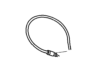 Mopar 52078327 Handle And Cable Assembly, Parking Brake Lever
