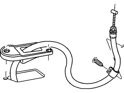 Dodge 52008462 CABLE Parking Brake
