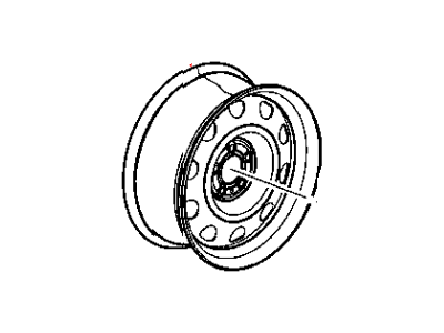 Dodge 4895087AA WHEEL Spare