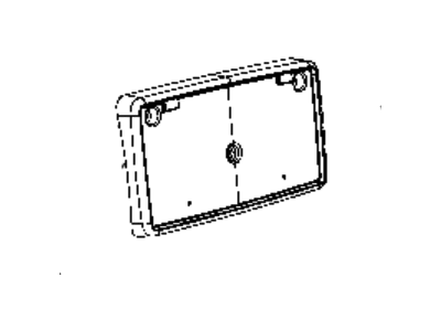 Mopar 55156887AA License Bracket