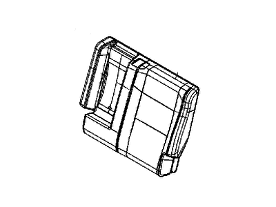 Jeep 6FY99LA8AA COVER Rear Seat Back Left