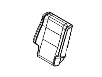 Jeep 6FY98LA8AA COVER Rear Seat Back Right