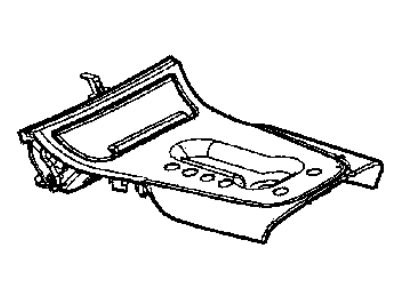 Dodge PC611AZAE BEZEL Console Shifter