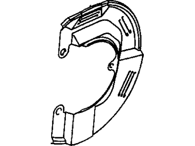 Chrysler Sebring Brake Dust Shield - MR370862