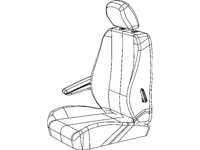 2013 Ram C/V Armrest - 1UR66HL5AA