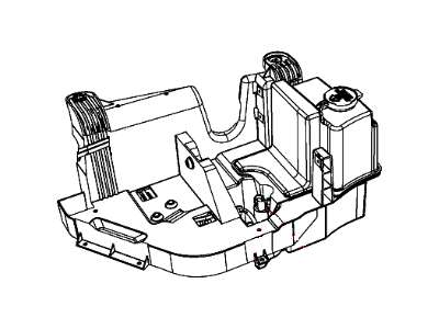 Jeep 68159153AA TRAY Battery With Washer Reservoir
