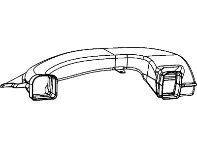 Dodge 68110631AA DUCT A/C Outlet