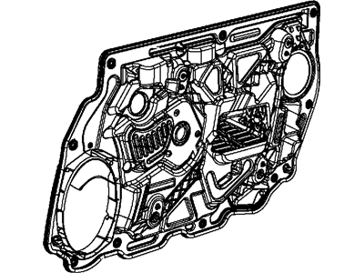 Mopar 68027862AA Water Shield, Front Passenger Side