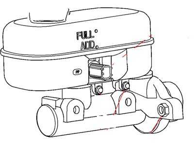 Dodge 5093251AA SWITCH Brake Fluid Level