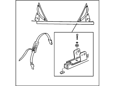 Jeep 82205416 CARRIER KIT Water Sports Kayak,Surfboard, Sail Board