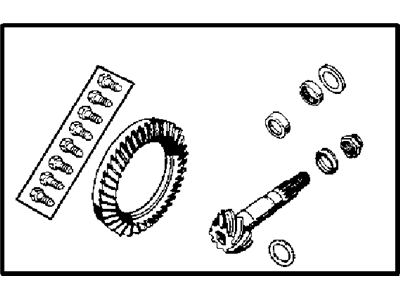 Jeep 68004071AA GEAR KIT Ring And Pinion