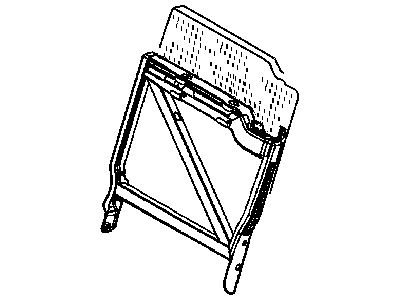 Chrysler 1JU411D5AA SEAT BACK Rear Left