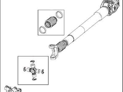 Ram 5146802AA SHAFT Drive Front