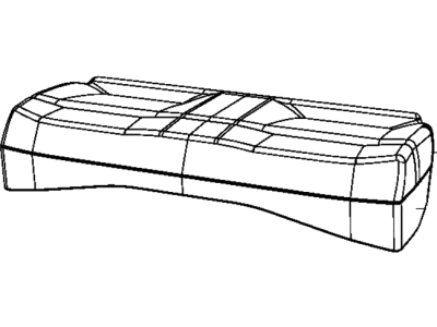 Jeep 5UZ30DK2AB COVER Rear Seat Cushion