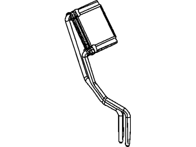 Chrysler 5134383AA CORE Heater Includes: Plate, Screw