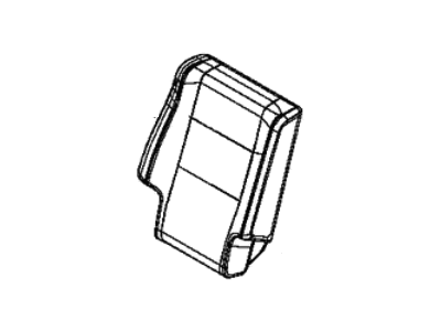 Jeep 5PJ26HL1AC COVER Rear Seat Back Right