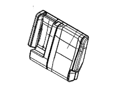 Jeep 5PJ27HL1AC COVER Rear Seat Back Left