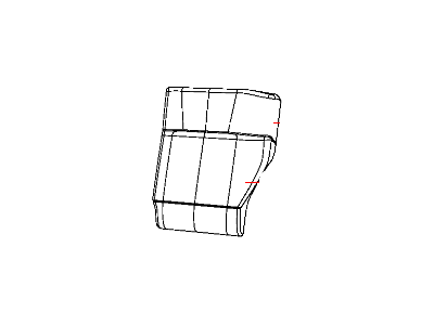 Dodge 1TG21XDVAA COVER Rear Seat Back Left