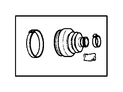 Chrysler 5102446AA BOOT KIT Half Shaft Inner