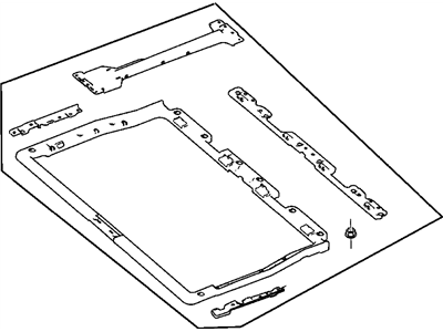 Dodge 1AJ57XDHAA FRAME Load Floor
