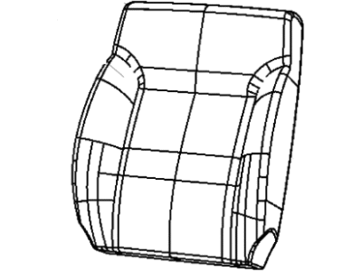 Dodge 1TZ48JDYAA COVER Front Seat Back