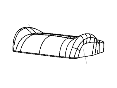 Dodge 1TZ50XBDAA COVER Front Seat Cushion