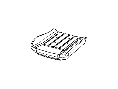 Dodge 1UU93XDVAA COVER Front Seat Cushion