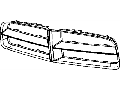 2009 Dodge Charger Grille - ZE721BSAB