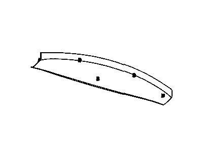 Dodge ZJ29HDAAE PANEL Liftgate Trim Header