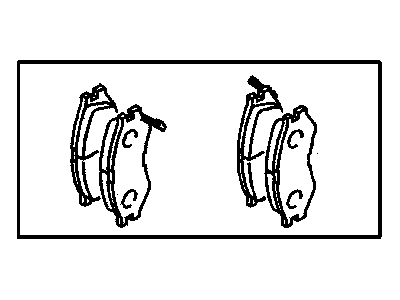 Dodge MR569780 PAD KIT Rear Disc Brake