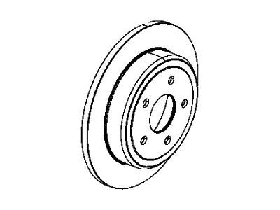 Dodge 2AMV5022AD ROTOR Brake Rear