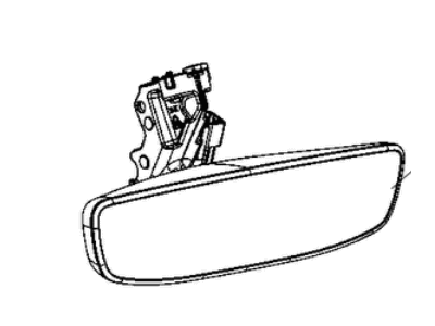 Ram 68381526AB MIRROR Inside Rear View