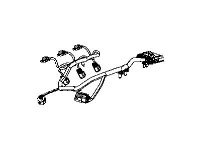 Jeep 68087837AH WIRING Injector