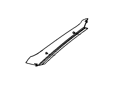 Chrysler XC40TZZAG MOLDING A PILLAR