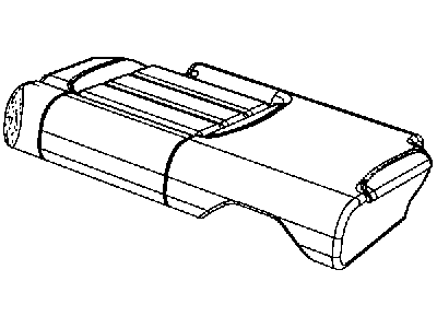 Jeep 1TY12DX9AA COVER Rear Seat Cushion Right