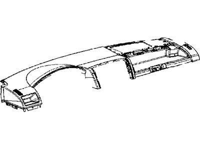 Dodge YD45DK5AB COVER Instrument Panel