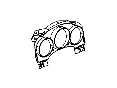 Dodge 1AV62DK5AA BEZEL Instrument Cluster
