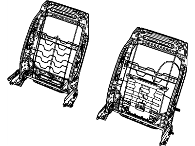 Mopar 4610144AA Seat Back Frame, Front Passenger Side