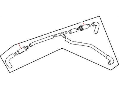 Mopar 53032836AB Hose Crankcase Vent